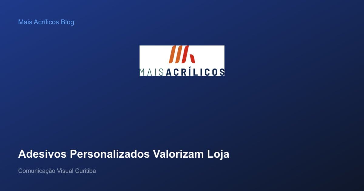 Vitrine de loja com adesivo personalizado aplicado em vidro