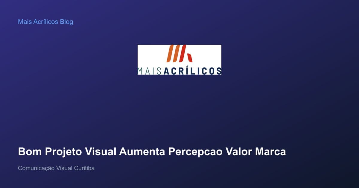 Loja com projeto visual coerente transmitindo marca premium