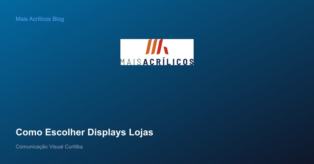 Variedade de displays de balcão e chão em loja de varejo
