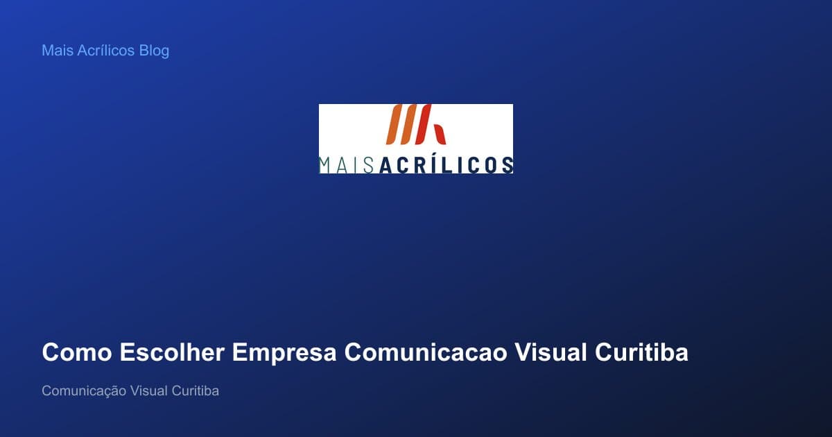 Fachada comercial com comunicação visual profissional em Curitiba