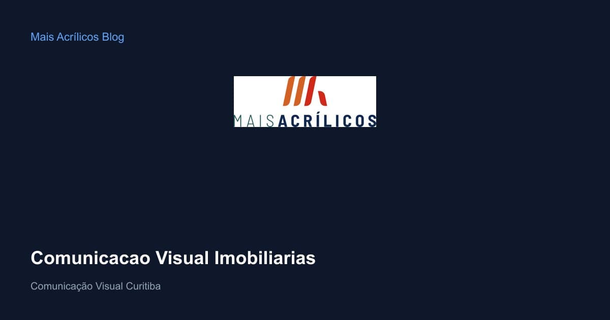 Fachada de imobiliária com placa luminosa e vitrine organizada em Curitiba