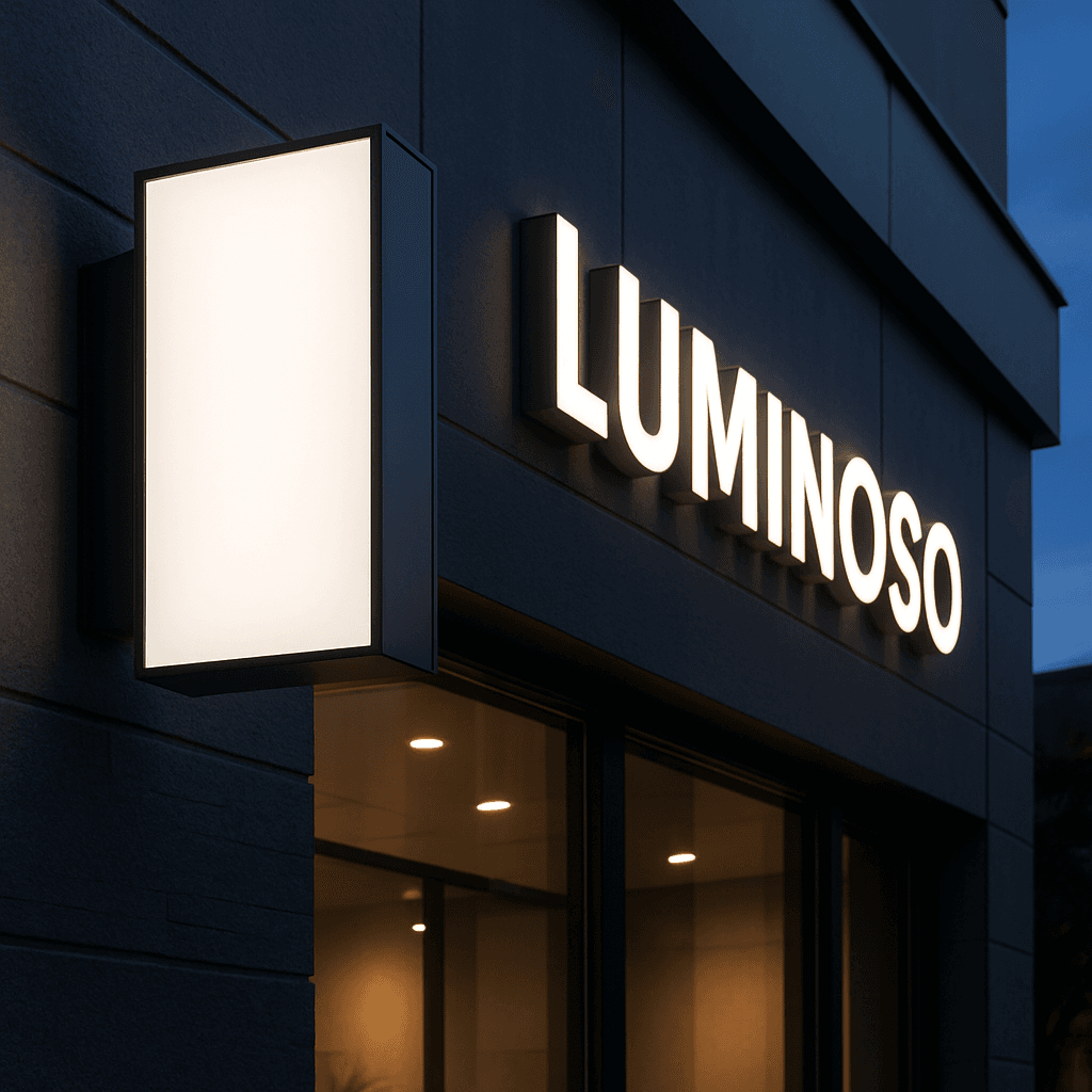 luminoso para fachada Curitiba — comunicação visual para empresas em Curitiba | Mais Acrílicos